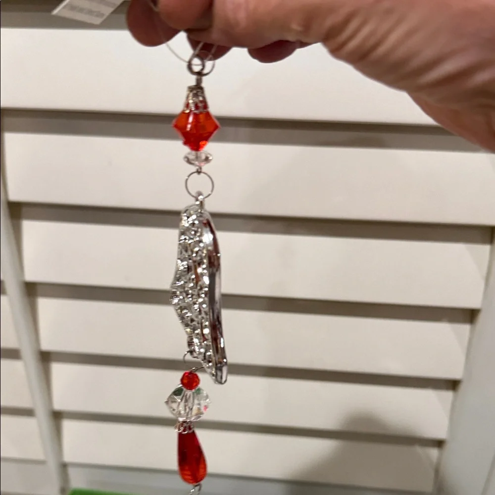 Festive Holiday Garland Set with Snowflakes and Bells & Ornament & Box